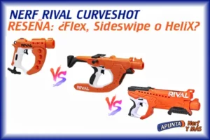 Nerf Rival Curve Shot: ¿Flex, Sideswipe o Helix XXI para plinking? – Análisis a fondo